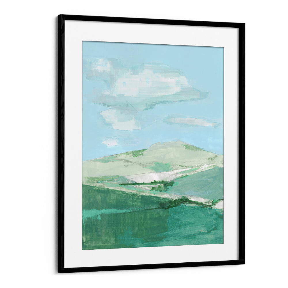 Soft hues blend in a serene landscape painting from the PASTEL MEADOWS collection, perfect for any living space.