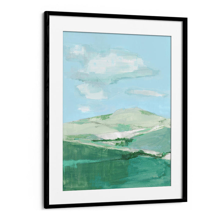 Soft hues blend in a serene landscape painting from the PASTEL MEADOWS collection, perfect for any living space.