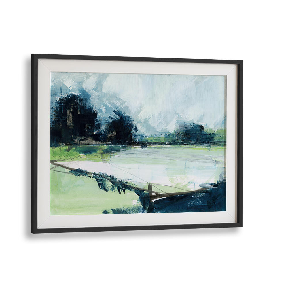 Serene landscape painting from the A QUIET REFLECTION, LANDSCAPE PAINTINGS collection, perfect for home decor.