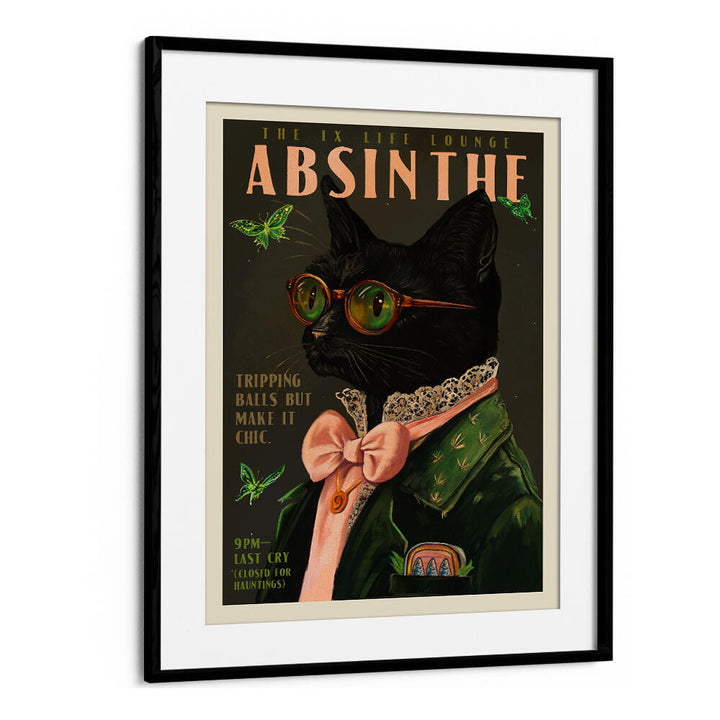 ABSINTHE CAT ALCOHOL , BAR & CAFE ART