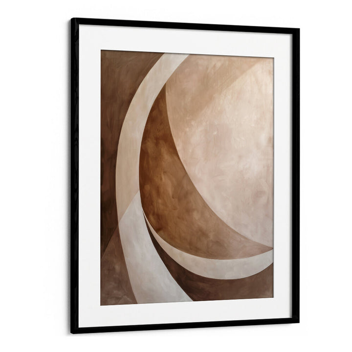 ABSTRACT ART BEIGE BROWN GEO ABSTRACT , ABSTRACT PAINTINGS