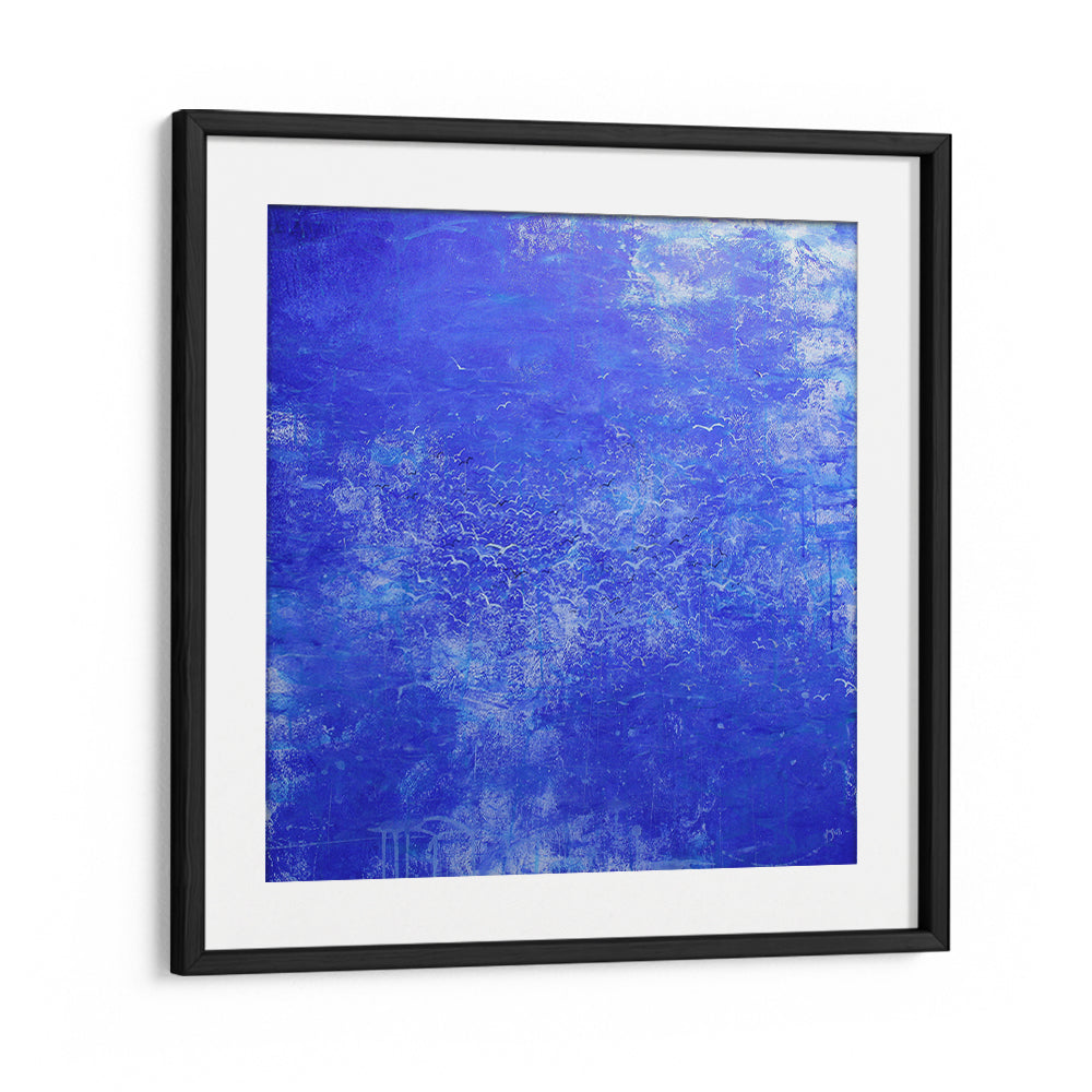ABSTRACT BLUE SEA BIRDS