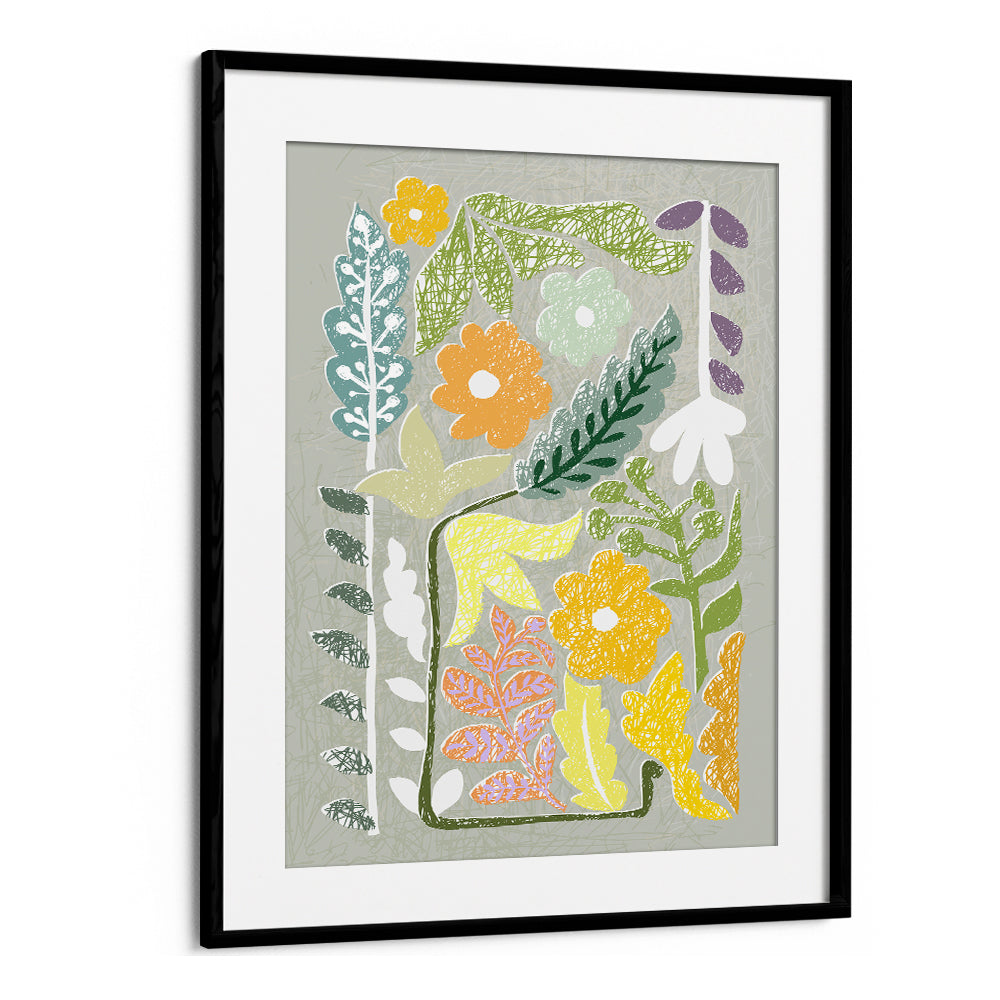 ABSTRACT FLORAL GARDEN