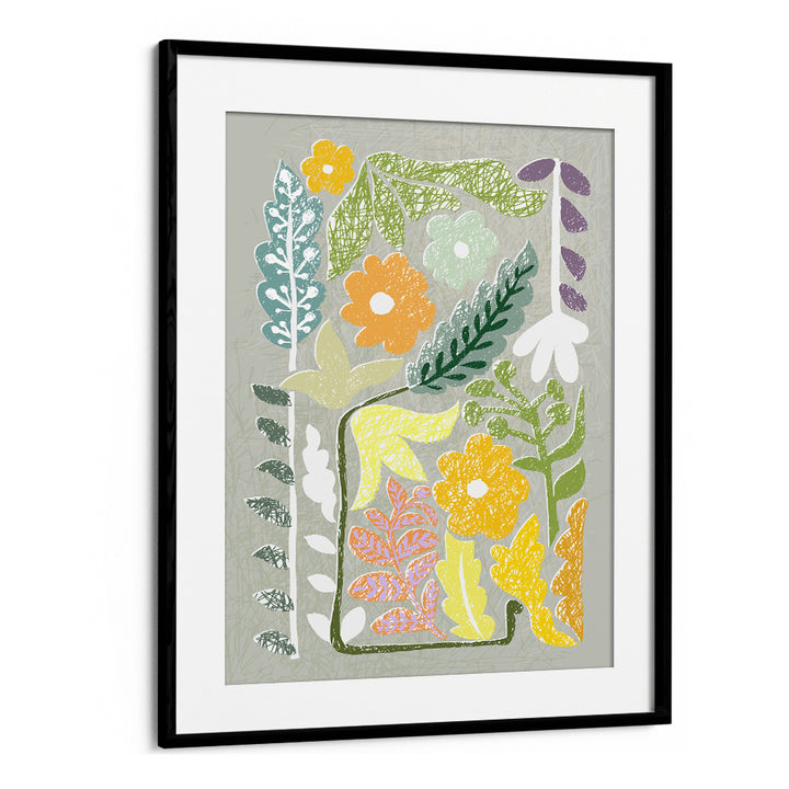ABSTRACT FLORAL GARDEN