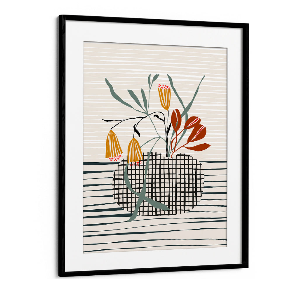 ABSTRACT FLORAL STILL LIFE