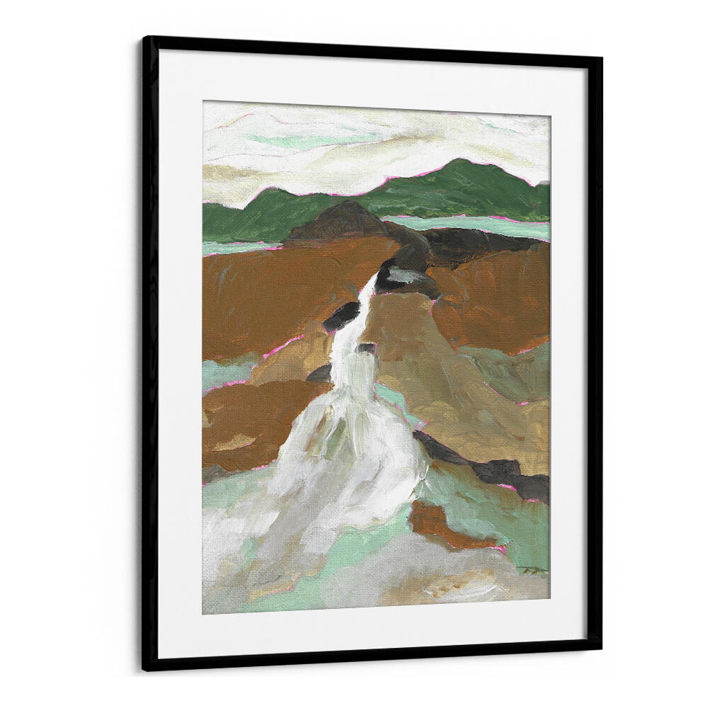 ABSTRACT MOUNTAIN WATERFALL