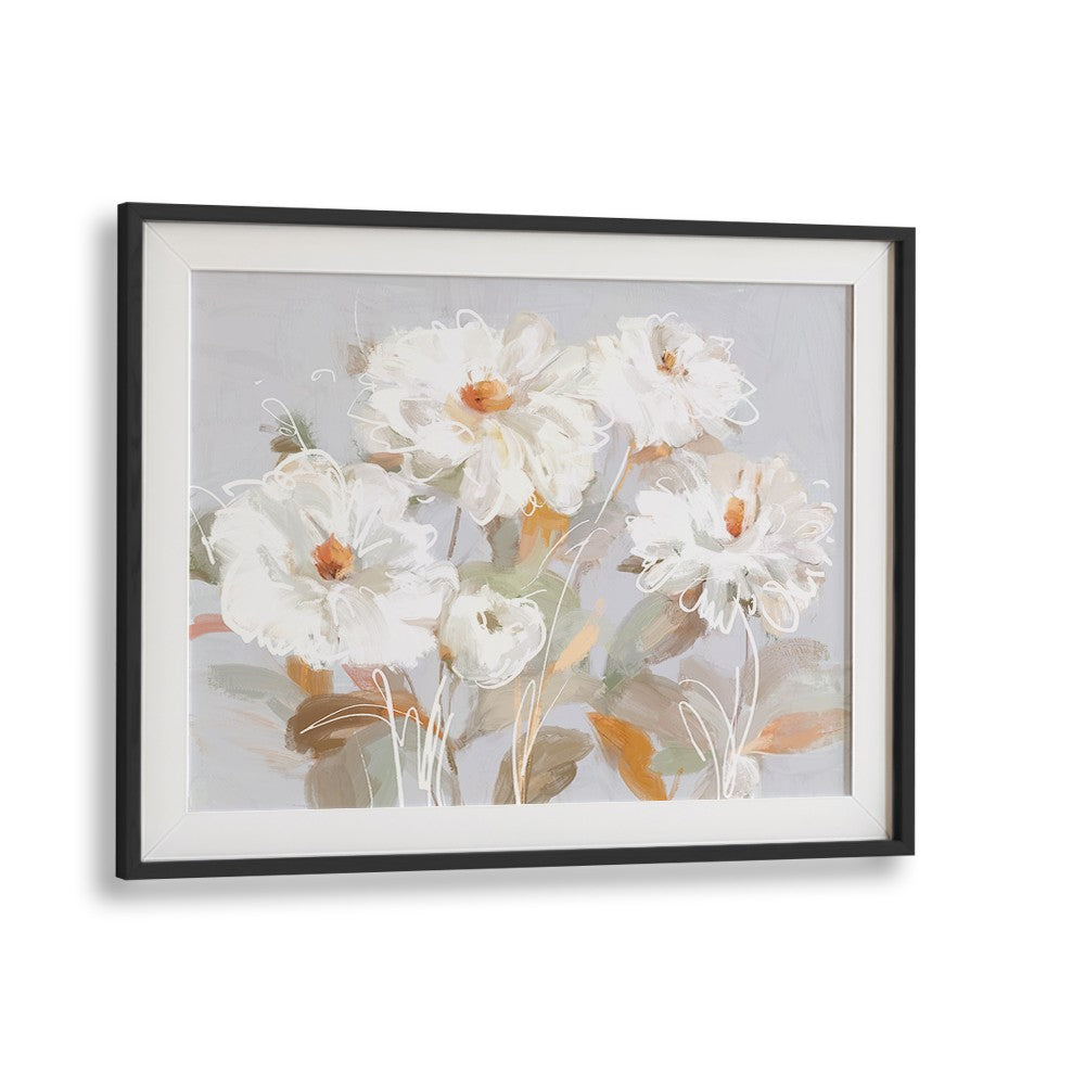 ABSTRACT WHITE FLOWERS