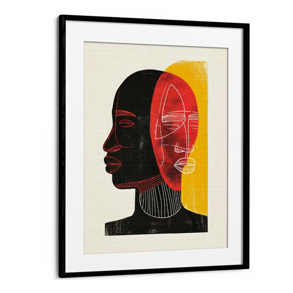 AFRICAN ART SMOOTH III , PORTRAITS & FIGURATIVE ILLUSTRATIONS