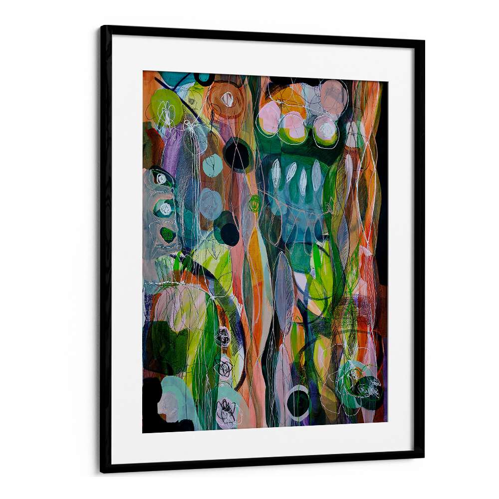 Vibrant AMAZONIA I, ABSTRACT PAINTINGS adds a contemporary touch to any room, enhancing home decor beautifully.