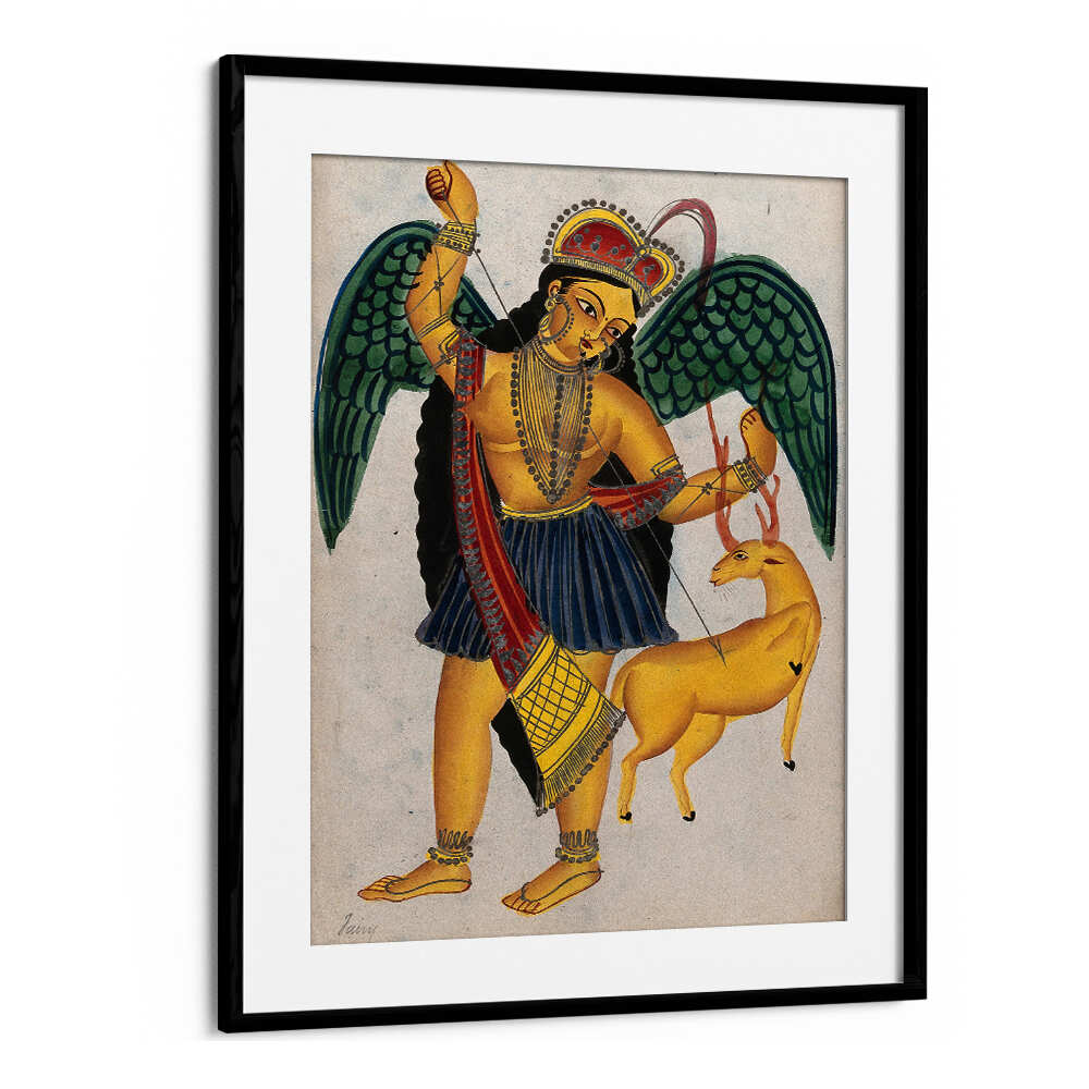 APSARA WITH PET DEER