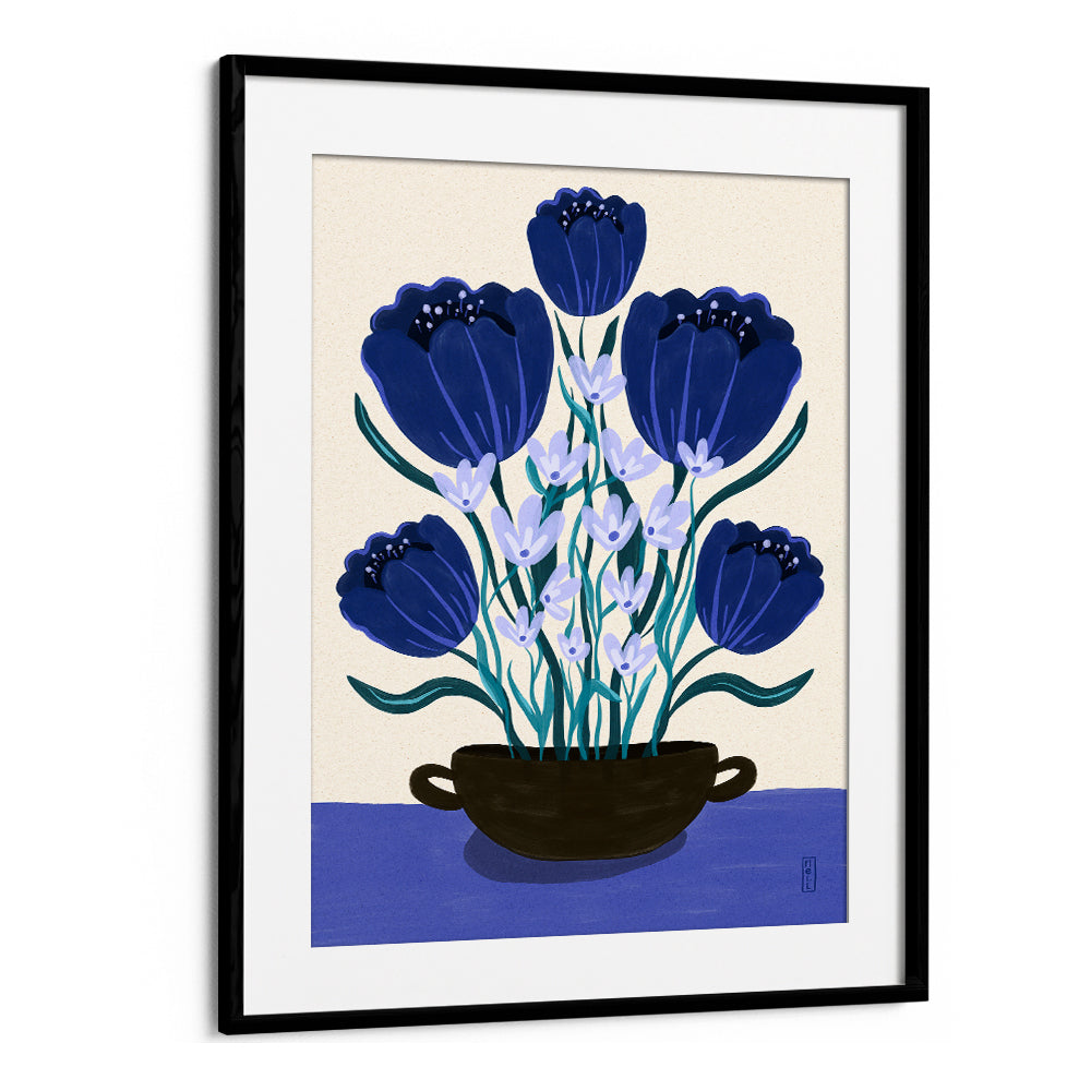 BLUE FLORAL ARRANGEMENT