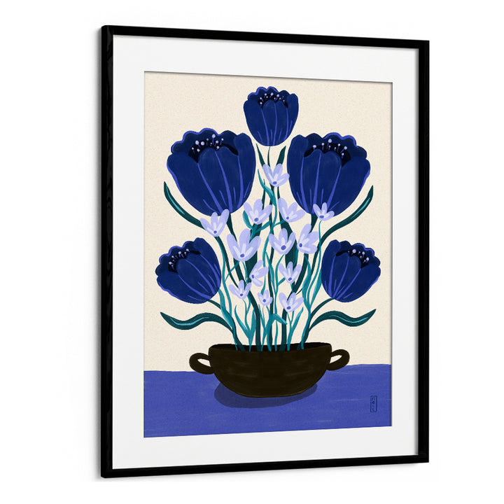 BLUE FLORAL ARRANGEMENT