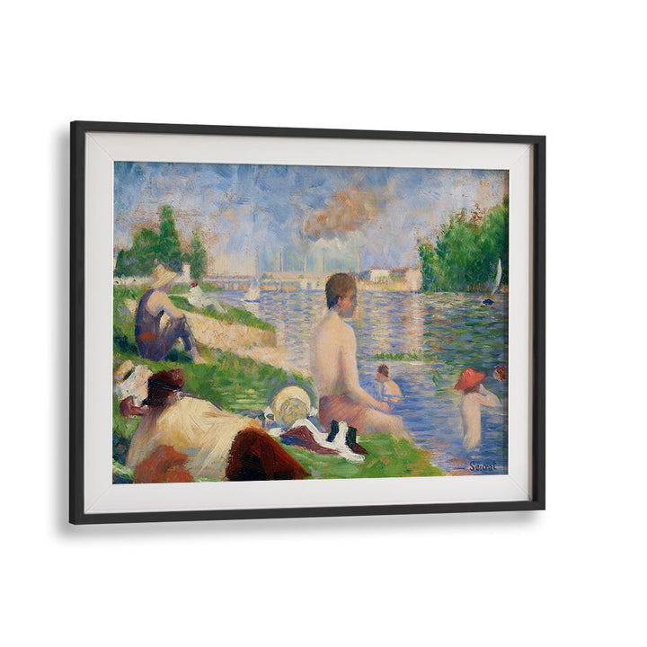 FINAL STUDY FOR “BATHERS AT ASNIÈRES” (1883) , VINTAGE PAINTINGS