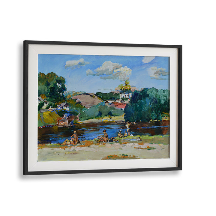 BATHERS ON THE RIVERBANK