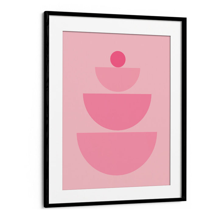 BAUHAUS BOHO PINK IV , BOHO ART PAINTINGS