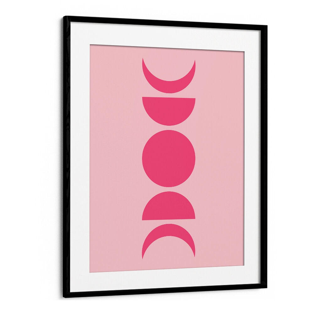 BAUHAUS BOHO PINK VII , BOHO ART PAINTINGS