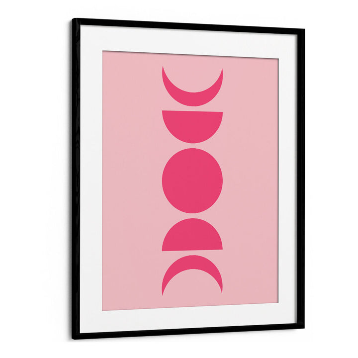 BAUHAUS BOHO PINK VII , BOHO ART PAINTINGS