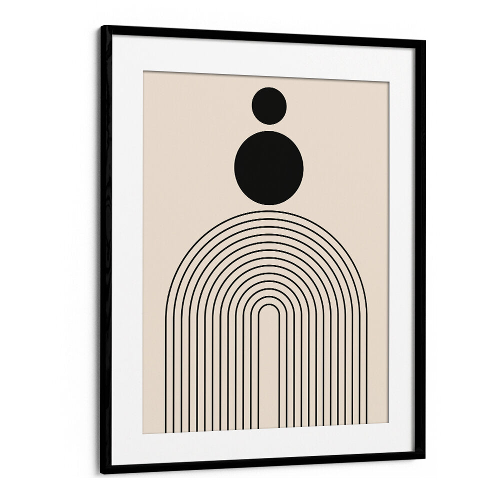 BAUHAUS BOHO BLACK III , BOHO ART PAINTINGS