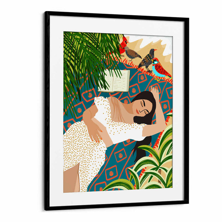 BEACH. READ. SLEEP. REPEAT , PORTRAITS & FIGURATIVE ILLUSTRATIONS