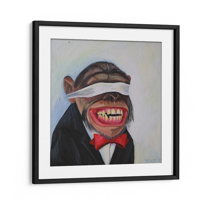 BLINDFOLDED GRIN, COMIC POSTERS showcase vibrant, abstract art perfect for superhero fans seeking unique wall decor.