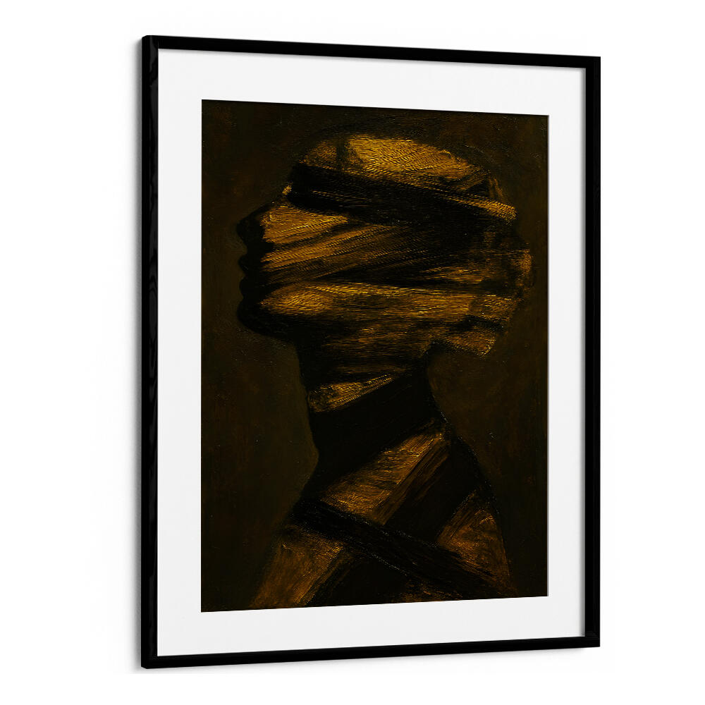 BLINDFOLDED WHISPER , EXPRESSIONISM PAINTINGS