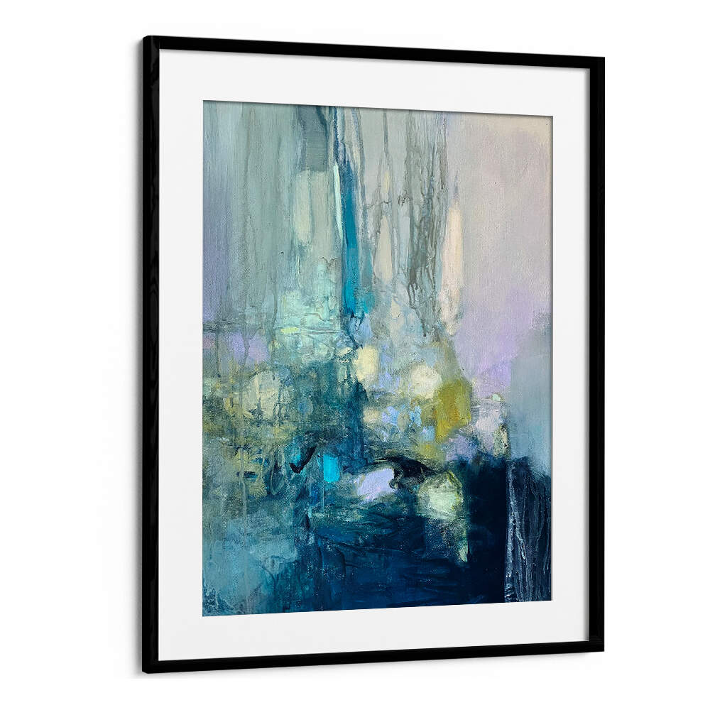 BLUE GREEN ABSTRACT FLOW