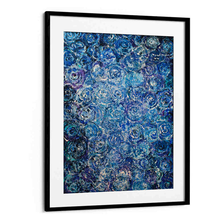 BLUE ROSES , FLORAL FLOWER PAINTINGS