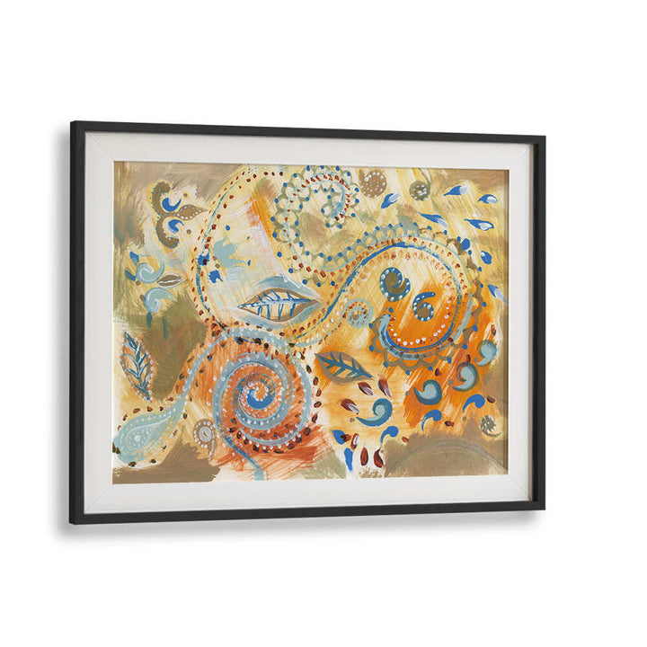 BOHEMIAN PATTERN I , BOHO ART PAINTINGS
