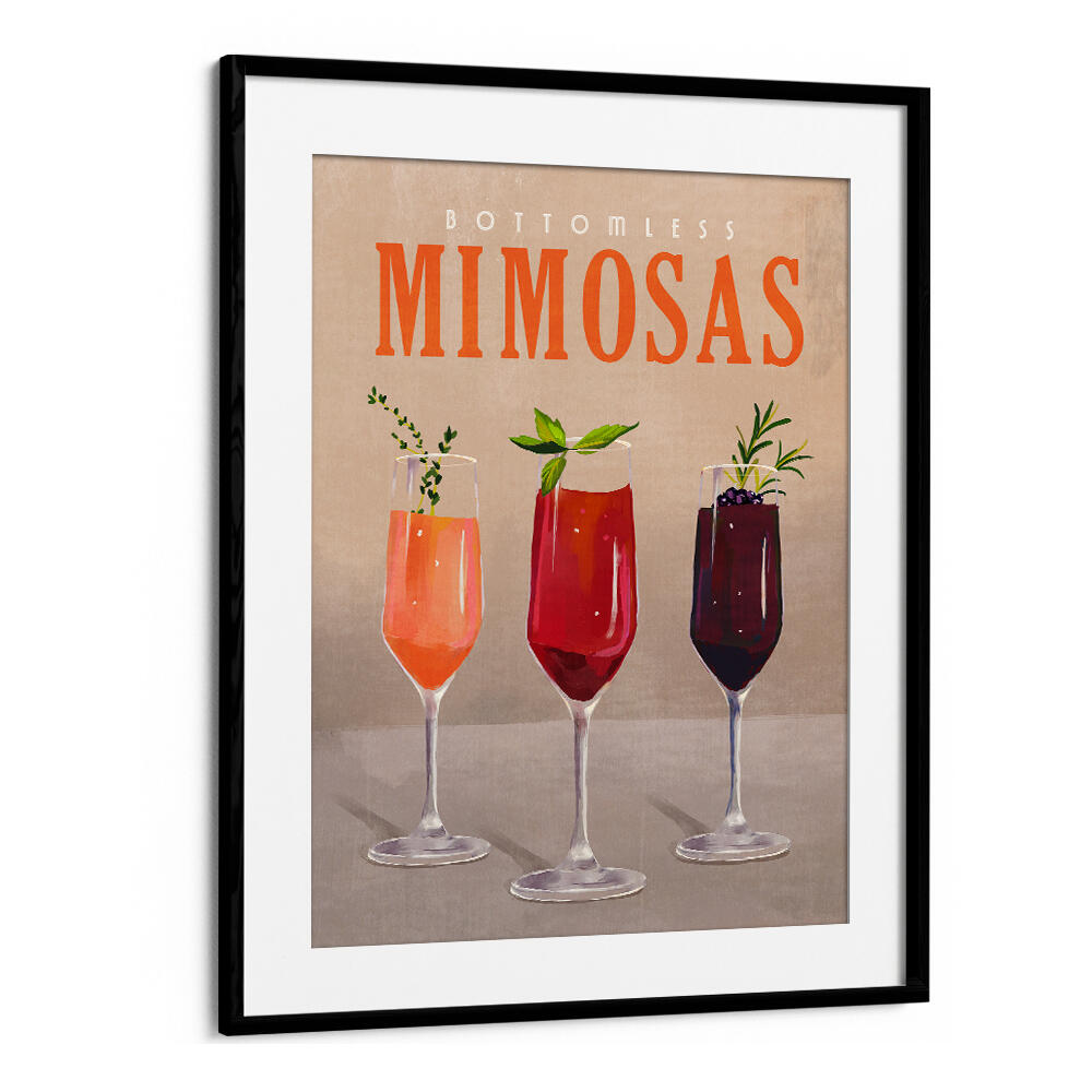 BOTTOMLESS MIMOSAS PASTEL , BAR & CAFE ART