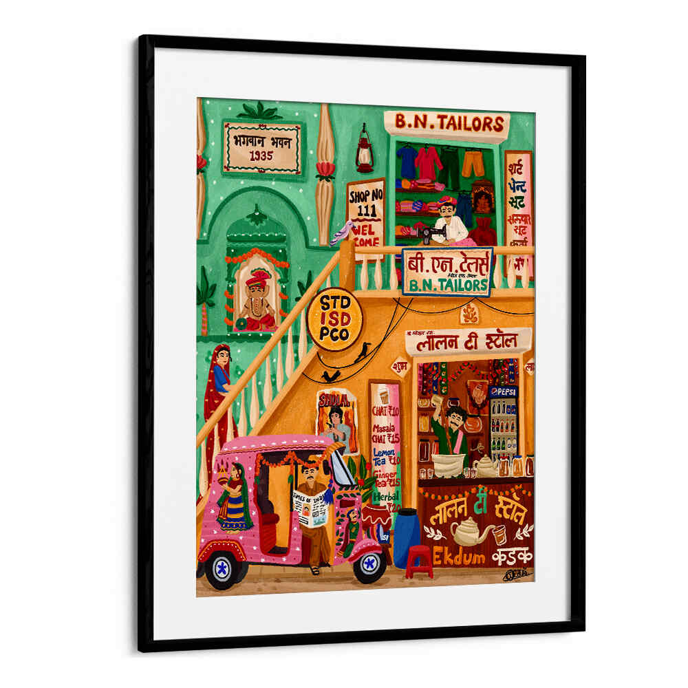 CHAI AND TAILOR , INDIAN ART PAINTINGS