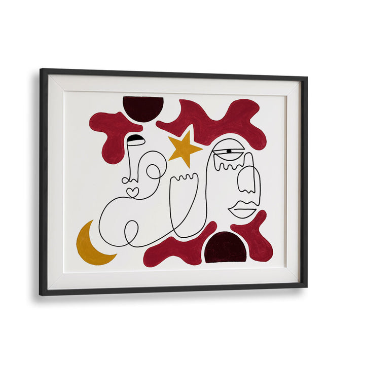 Celestial Dream Line Art Print | Modern Minimalist Wall Art