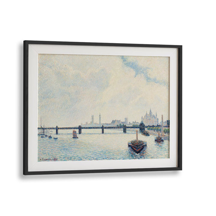 CHARING CROSS BRIDGE, LONDON (1890)  , VINTAGE PAINTINGS