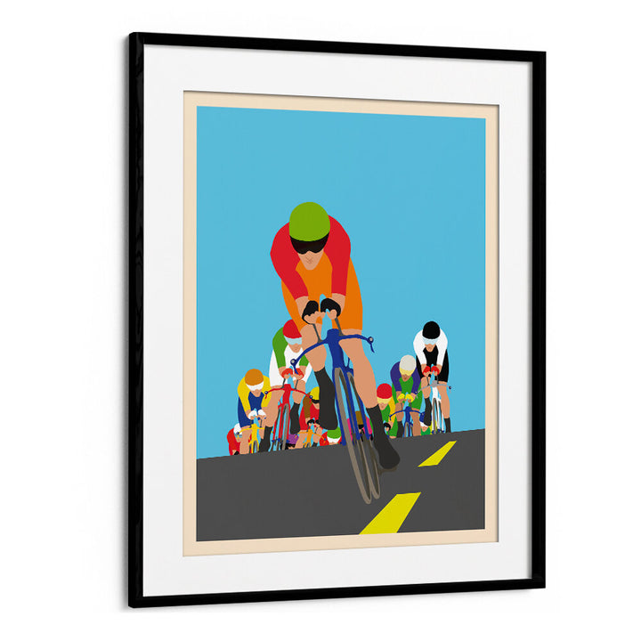 CHASING PACK ART PRINT , SPORTS POSTERS
