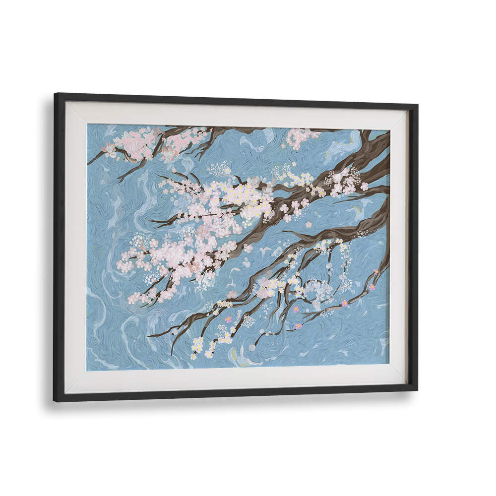 CHERRY BLOSSOMS , FLORAL FLOWER PAINTINGS