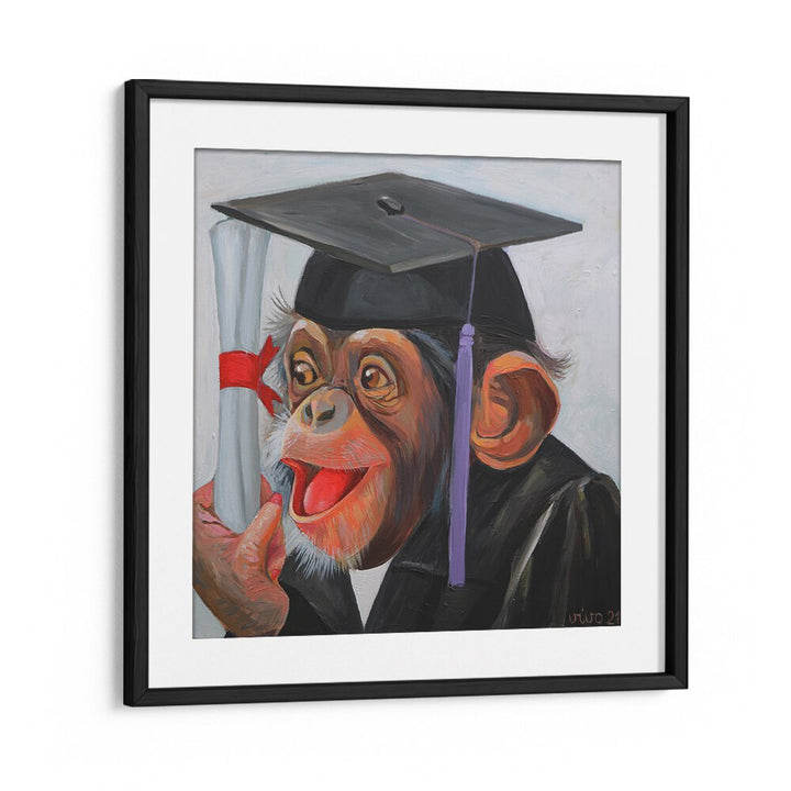 Bright and playful CHIMP GRADUATION DAY, COMIC POSTERS celebrating the joy of comic art and graduation excitement.