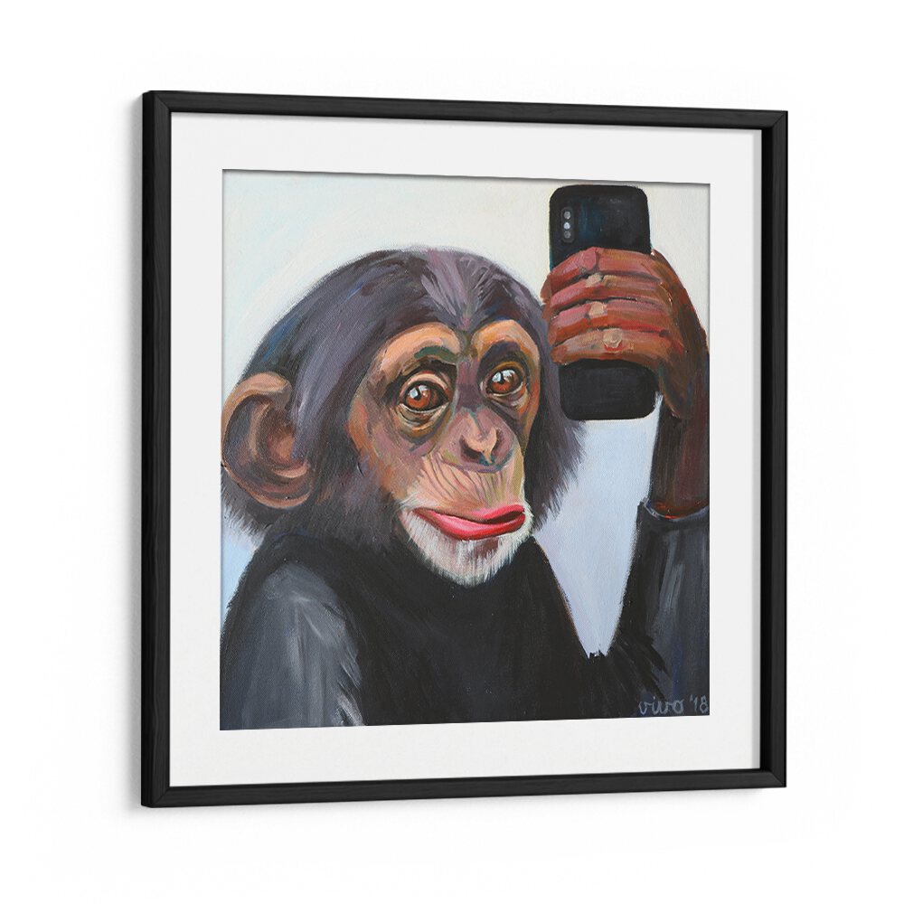 Chimp's Selfie Moment, Comic Posters bring vibrant comic art to life, perfect for transforming your space with charm.