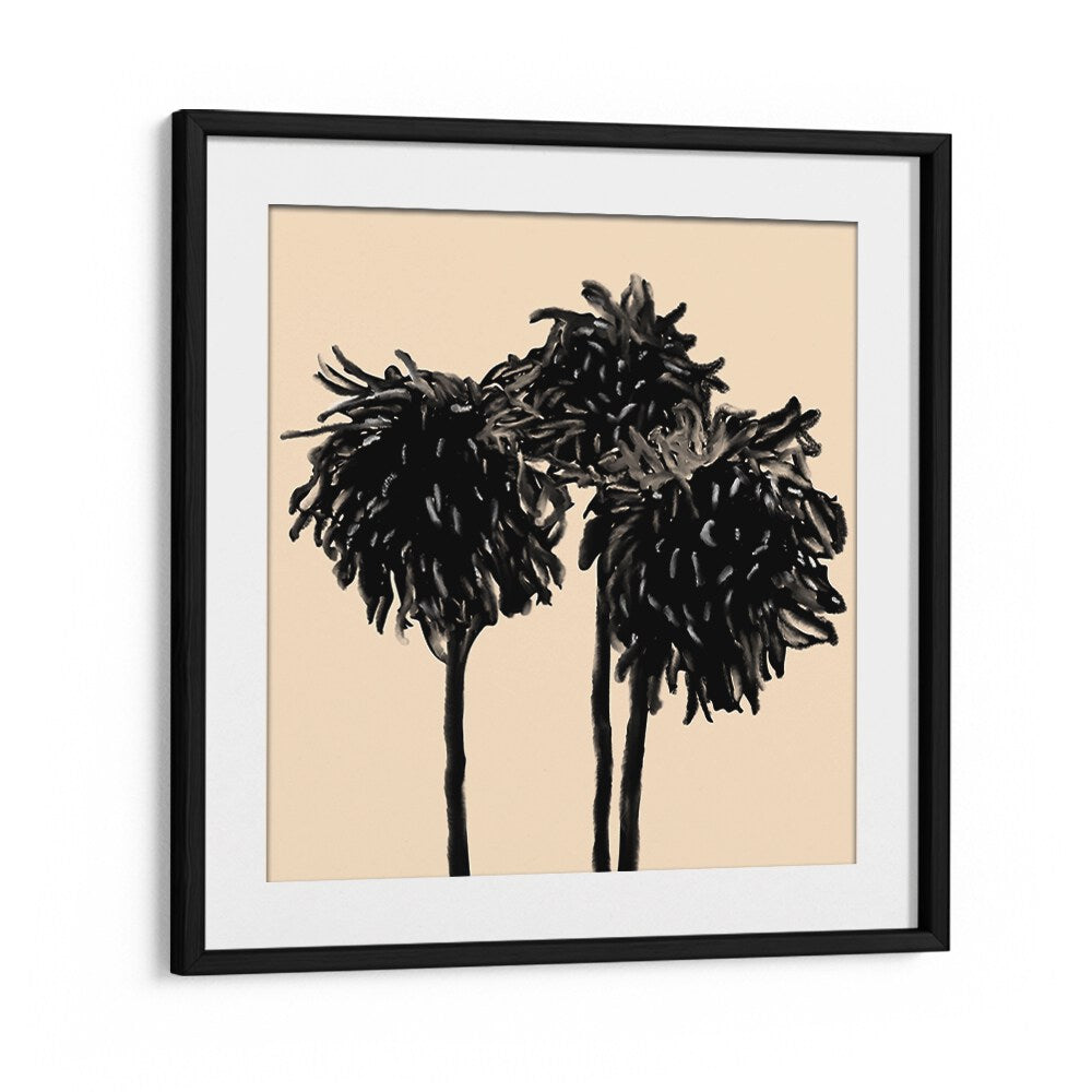 Chrysanthemum Noir floral flower paintings showcase elegant black blossoms, perfect for enhancing any room's ambiance.