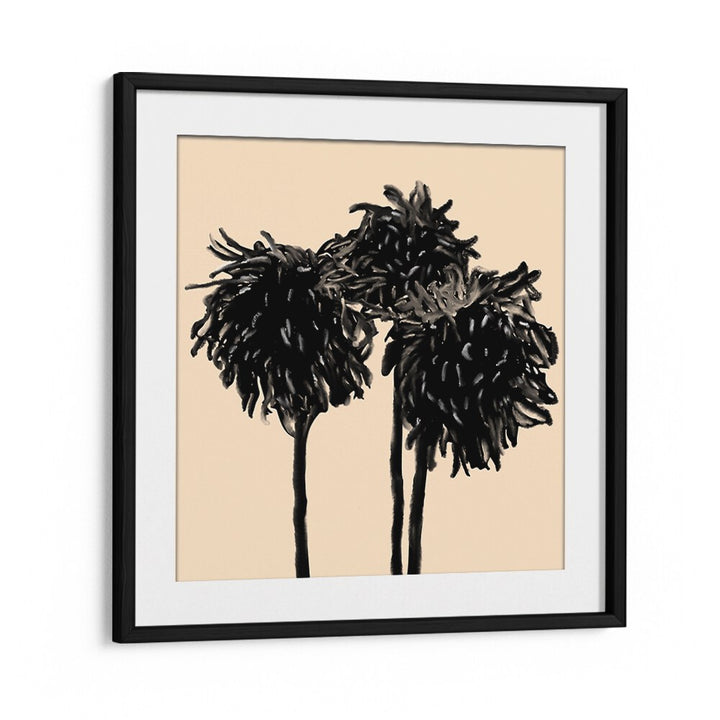 Chrysanthemum Noir floral flower paintings showcase elegant black blossoms, perfect for enhancing any room's ambiance.