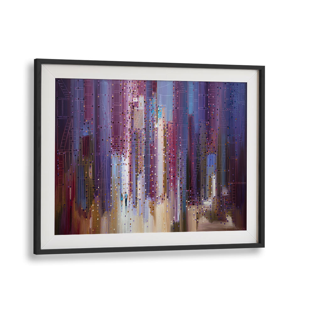 CITY ROMANCE , MODERN IMPRESSIONISM PAINTINGS