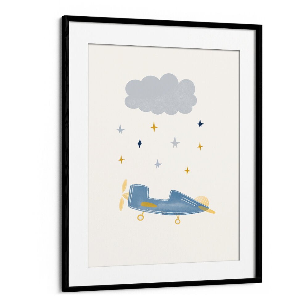 CLOUD AIRPLANE , KIDS ROOM PAINTINGS