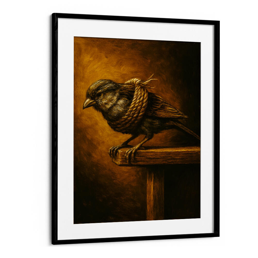 COILED PATIENCE , EXPRESSIONISM PAINTINGS