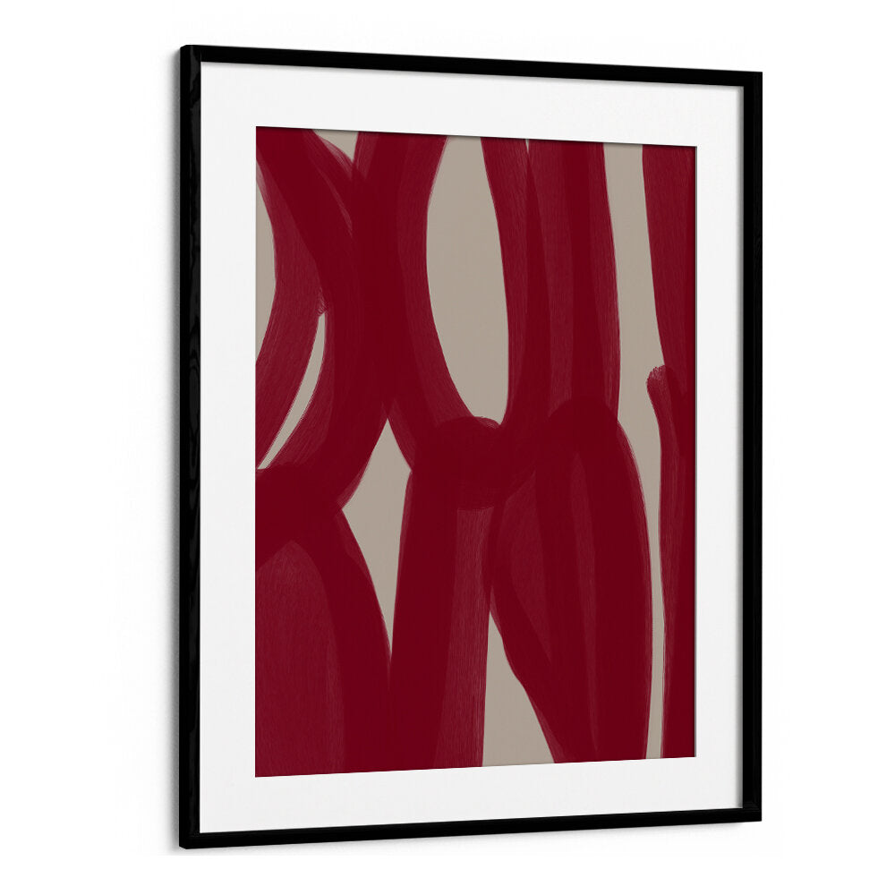 COLOUR PALETTE BURGUNDY IV , ABSTRACT PAINTINGS
