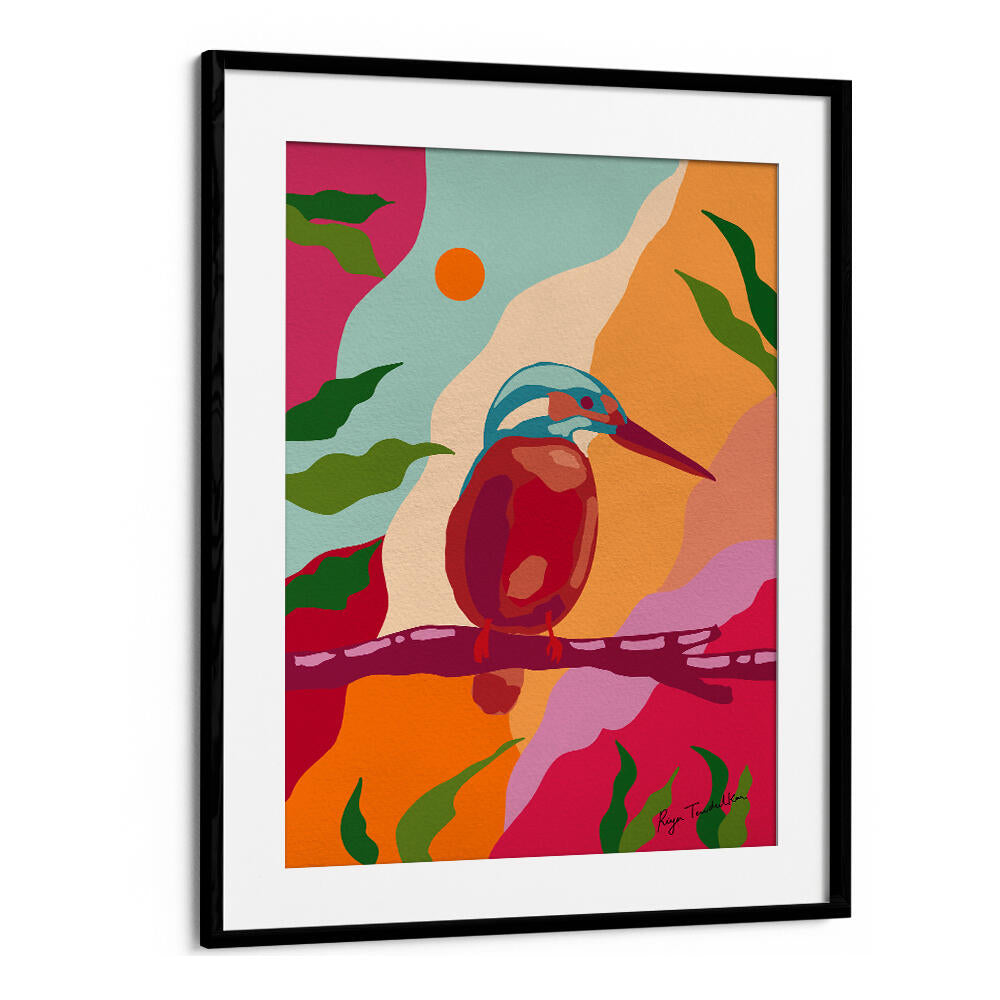 COMMON KINGFISHER ABSTRACT ART