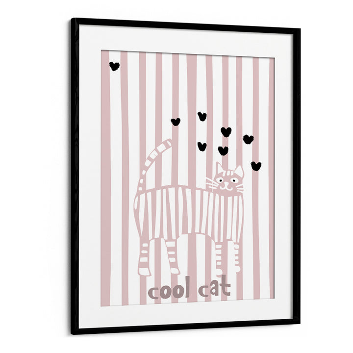 COOL CAT WITH HEARTS