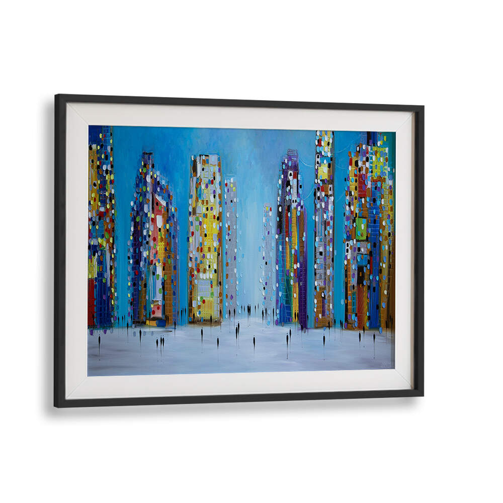 COSMOPOLITAN LIFE , MODERN IMPRESSIONISM PAINTINGS