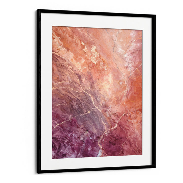 Stunning CRIMSON EARTH VEINS, ABSTRACT PAINTINGS showcasing rich tones and textures, perfect for your home decor.