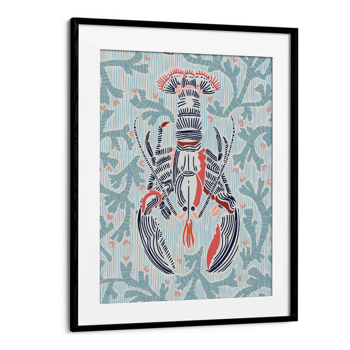 Stylish CRUSTACEAN CORE MINT, BAR art piece enhancing cafe ambiance with elegance and charm for any space.
