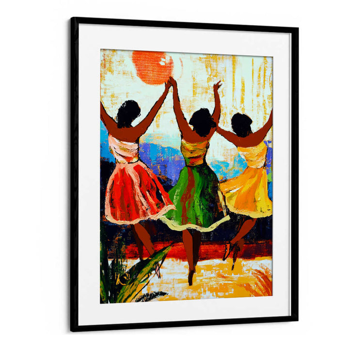 DANCING WOMEN , PORTRAITS & FIGURATIVE ILLUSTRATIONS