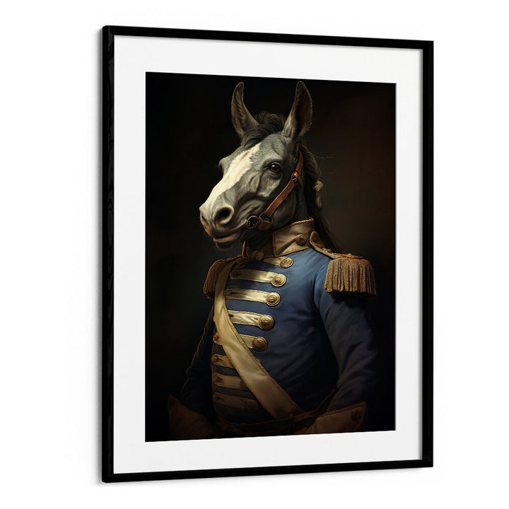 DONKEY IN COSTUME I , ANIMAL PAINTINGS