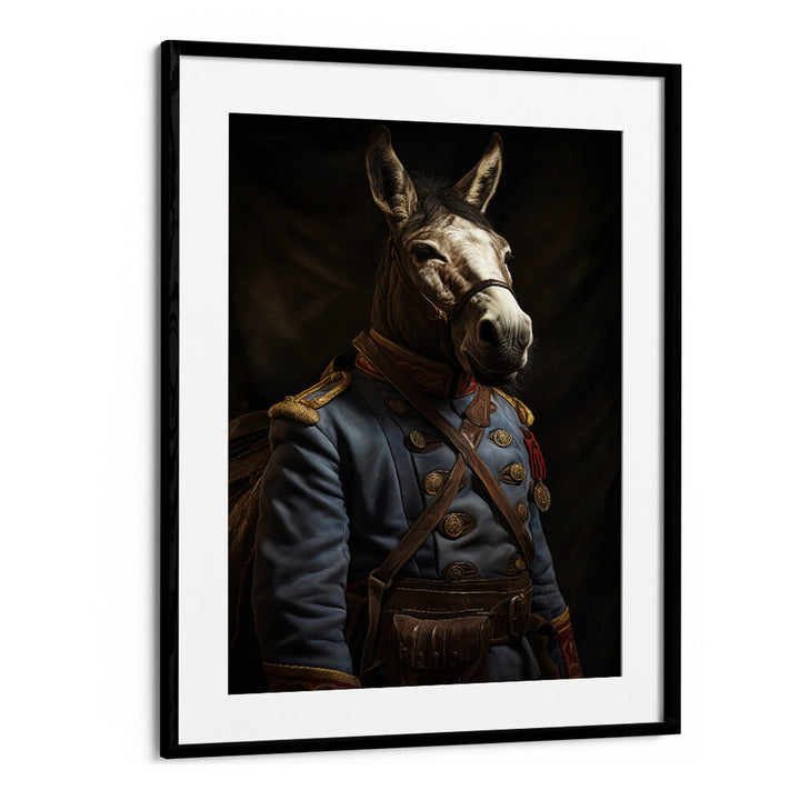 DONKEY IN COSTUME II , ANIMAL PAINTINGS